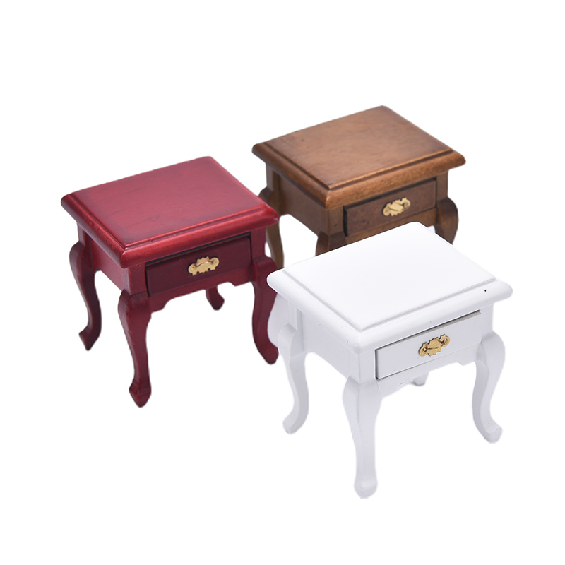 Desk Setup Wood - Mobili in miniatura per casa delle