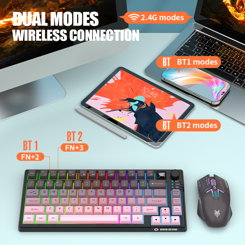2.4G, tastiera e mouse da gami - Desk Setup Keyboard recensione e prezzo