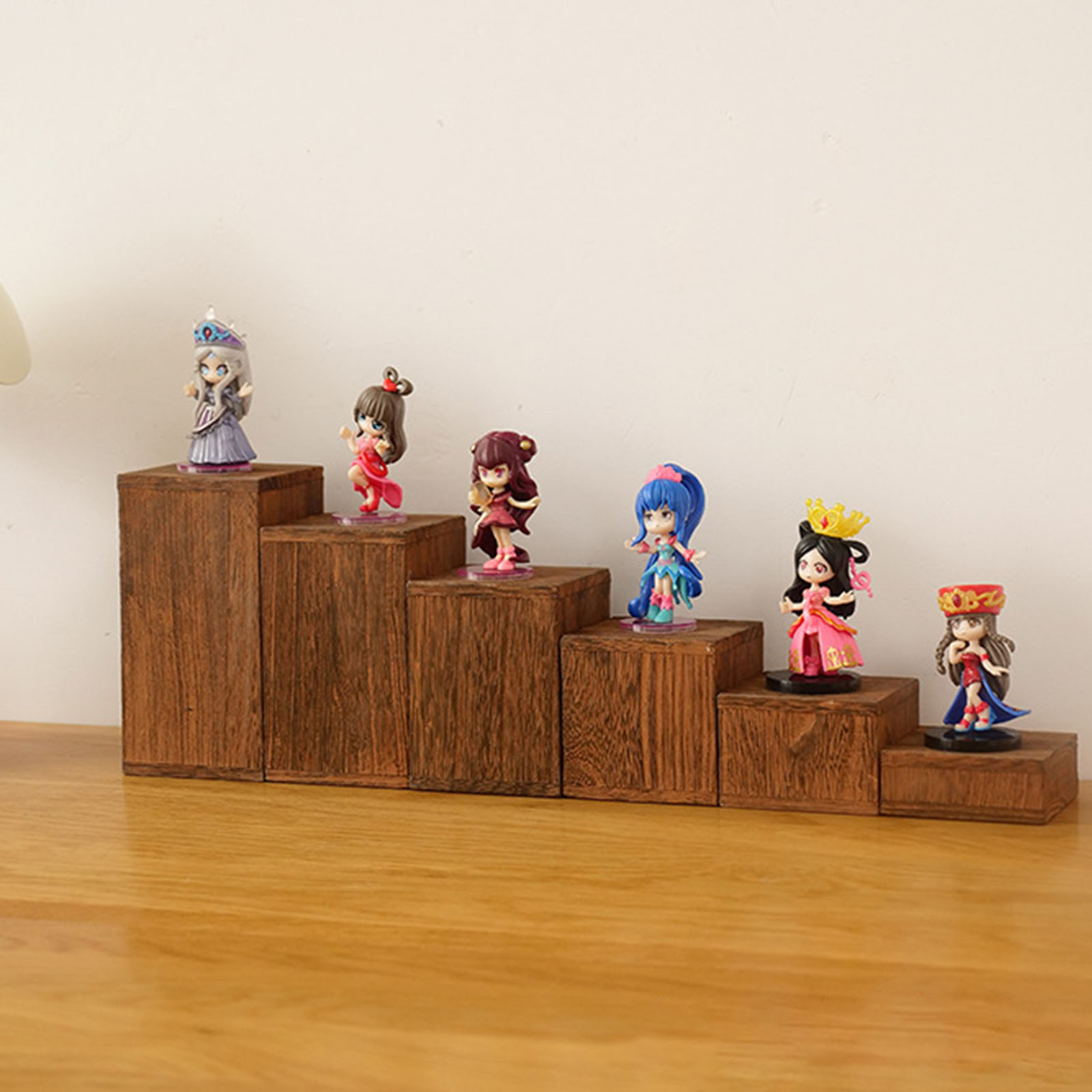 Espositore per Statuette, Scaf - Desk Setup Wood recensione e prezzo