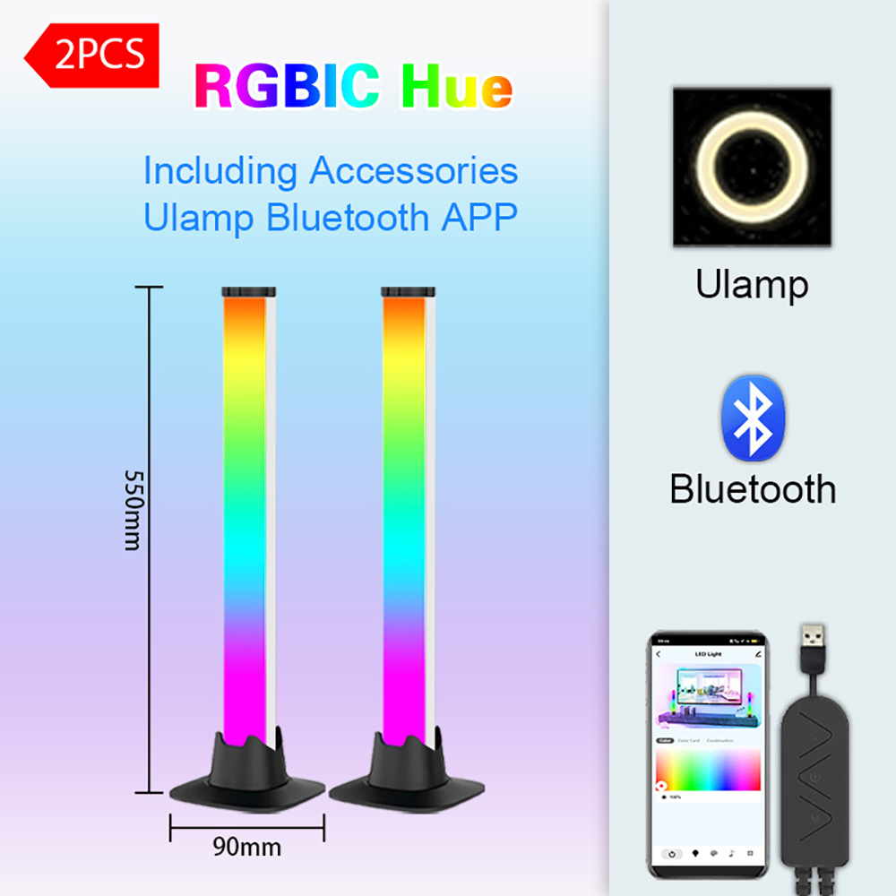 Barra luminosa a LED RGB per c - Desk Setup Youtube recensione e prezzo