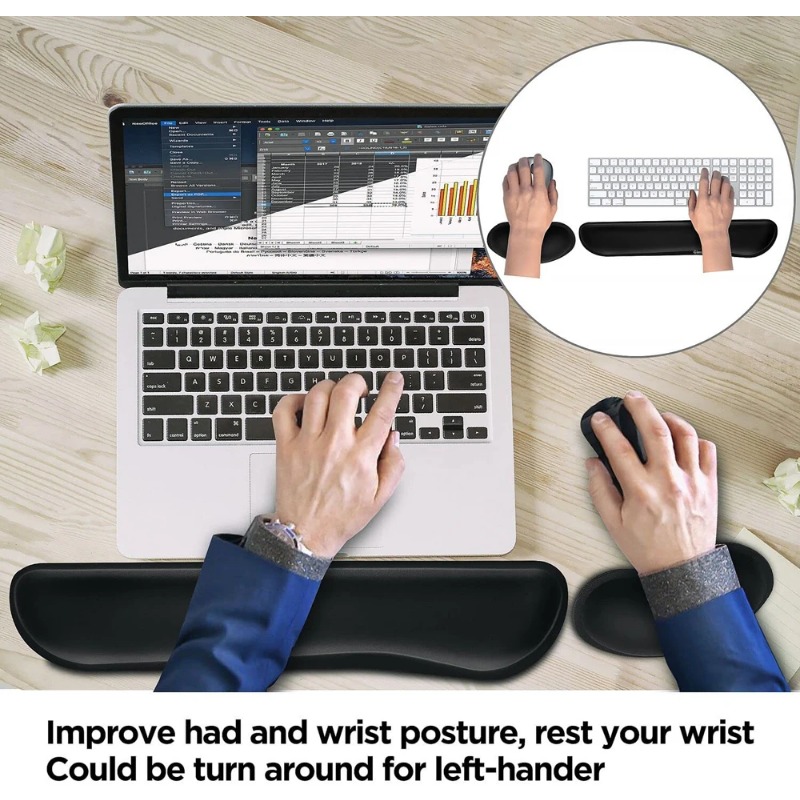 Set Ergonomico con Poggiapolso - Desk Setup Keyboard recensione e prezzo