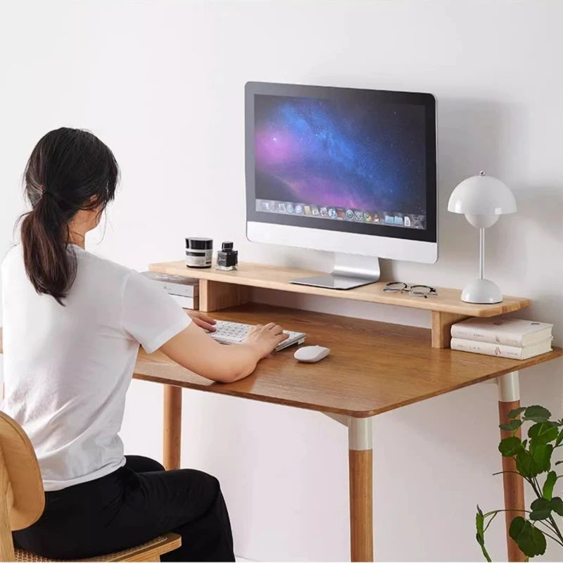 Supporto per Monitor in Legno  - Desk Setup With Laptop And Monitor recensione e prezzo