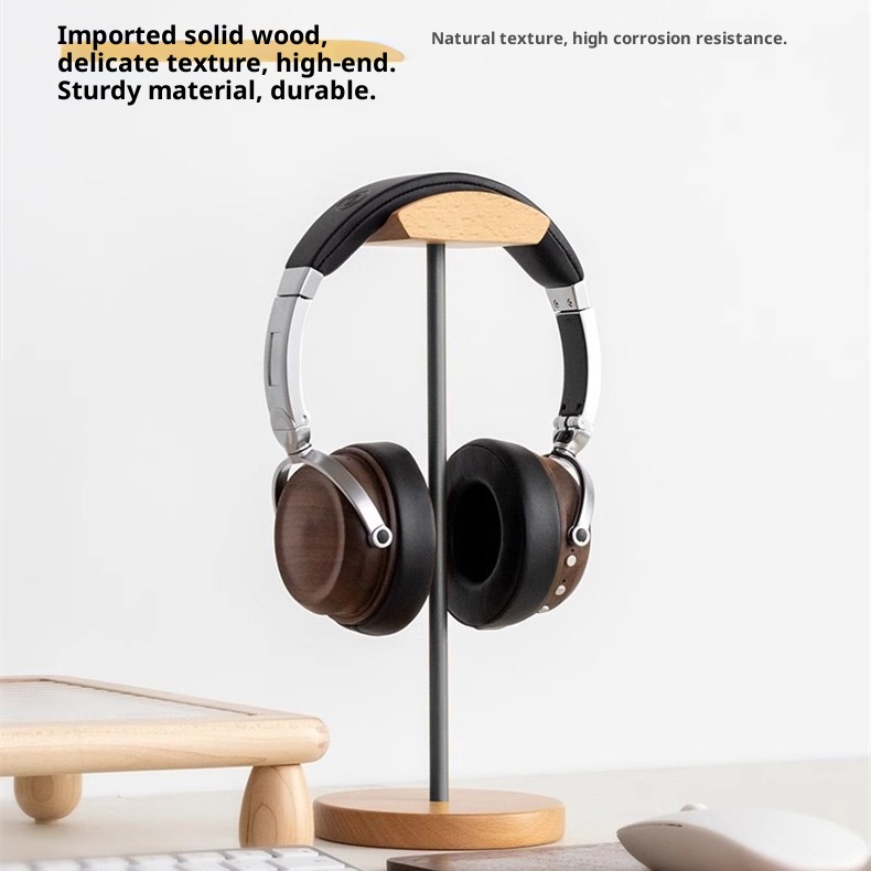 Supporto per Cuffie in Legno d - Desk Setup Wood recensione e prezzo