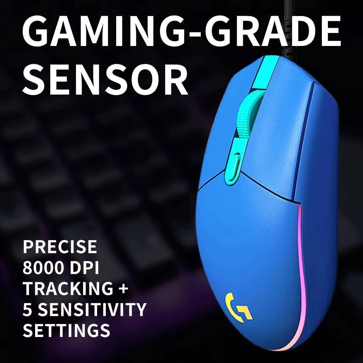 Mouse da Gaming Cablato RGB Lo - Logitech Mouse G203 recensione e prezzo