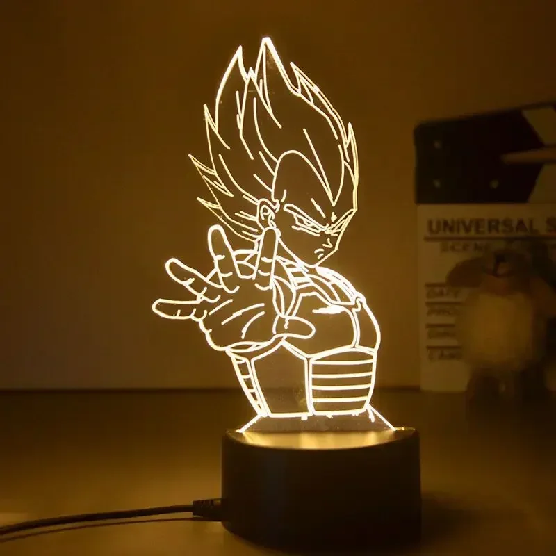 Dragon Ball Z Super Saiyan Veg - Desk Setup Lighting recensione e prezzo