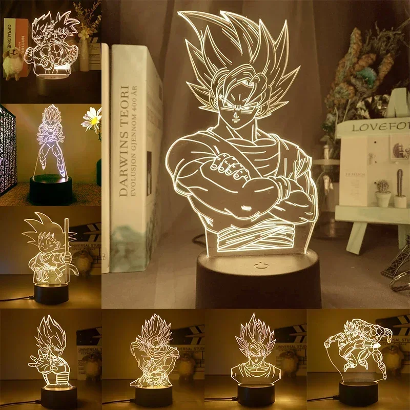Dragon Ball Z Super Saiyan Veg - Desk Setup Lighting recensione e prezzo