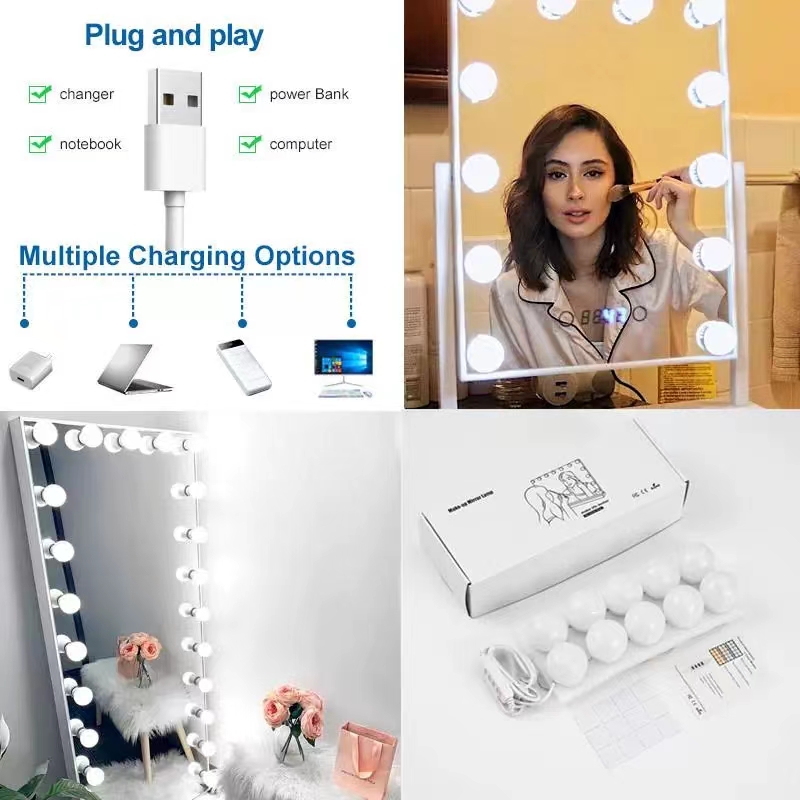 Lampadine per trucco a specchi - Desk Setup Lighting recensione e prezzo