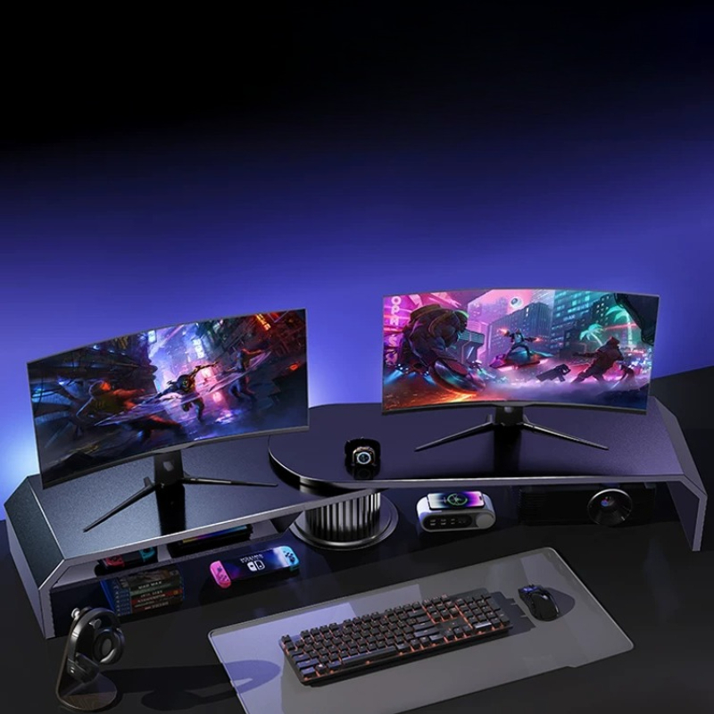 Supporto per Doppio Monitor da - Desk Setup With Laptop And Monitor recensione e prezzo