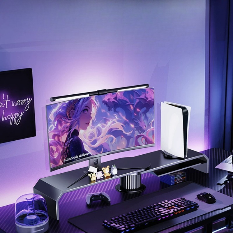 Supporto per Doppio Monitor da - Desk Setup With Laptop And Monitor recensione e prezzo