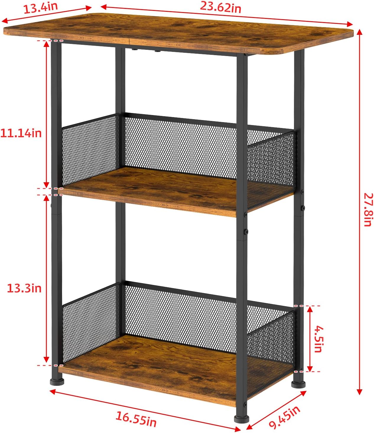 Mini Scaffale da Terra per Caf - Desk Setup Wood recensione e prezzo
