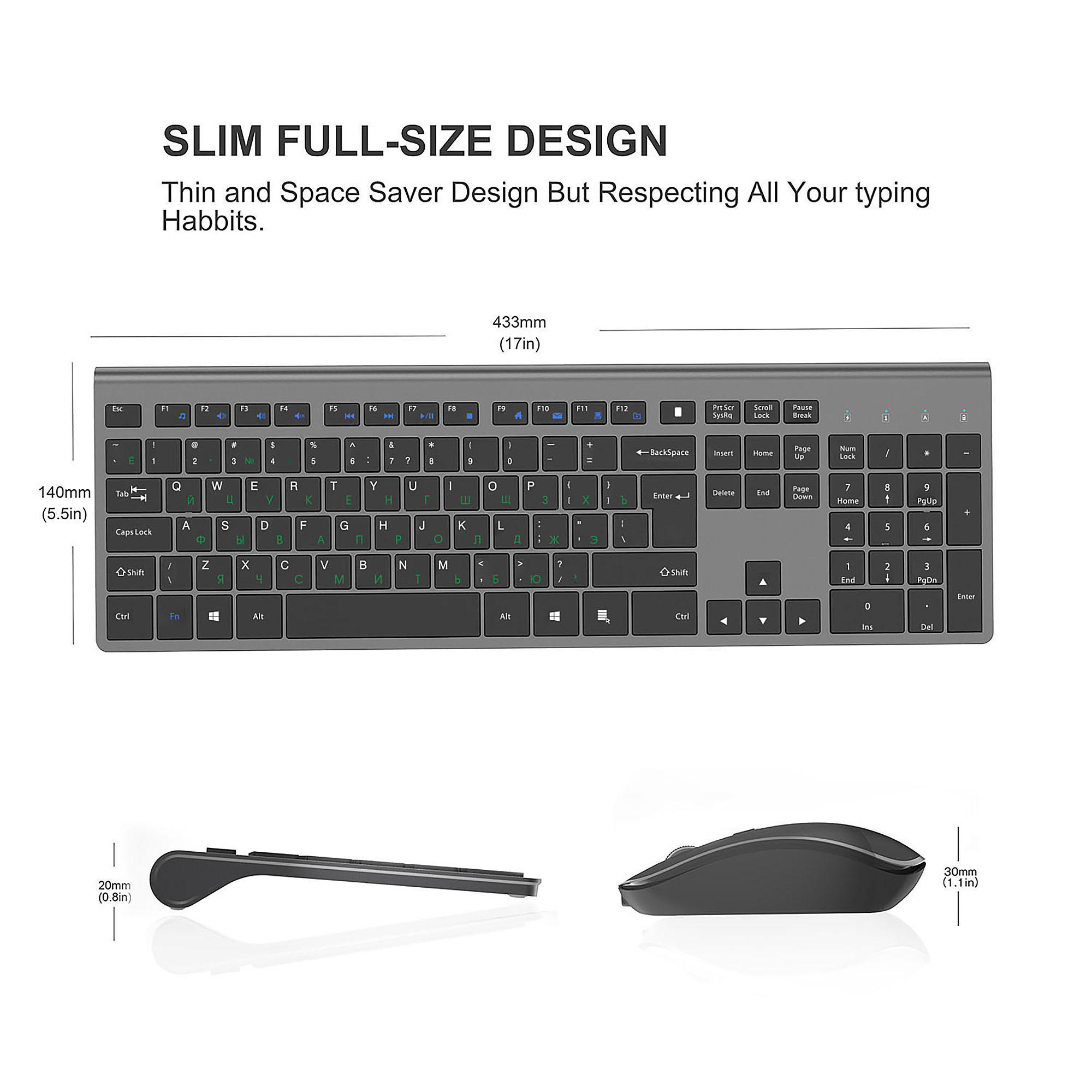 Set tastiera e mouse wireless  - Desk Setup Keyboard recensione e prezzo