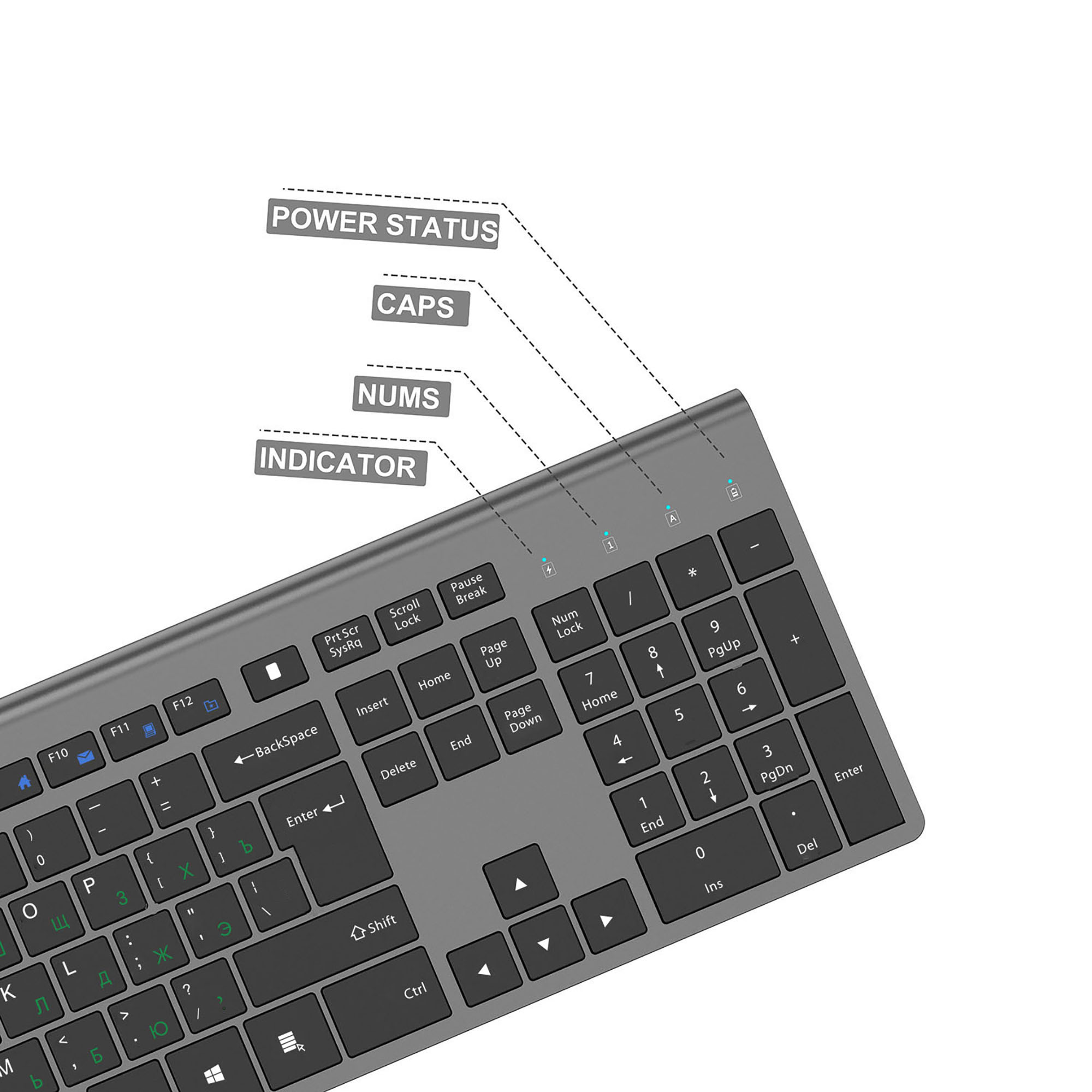 Set tastiera e mouse wireless  - Desk Setup Keyboard recensione e prezzo
