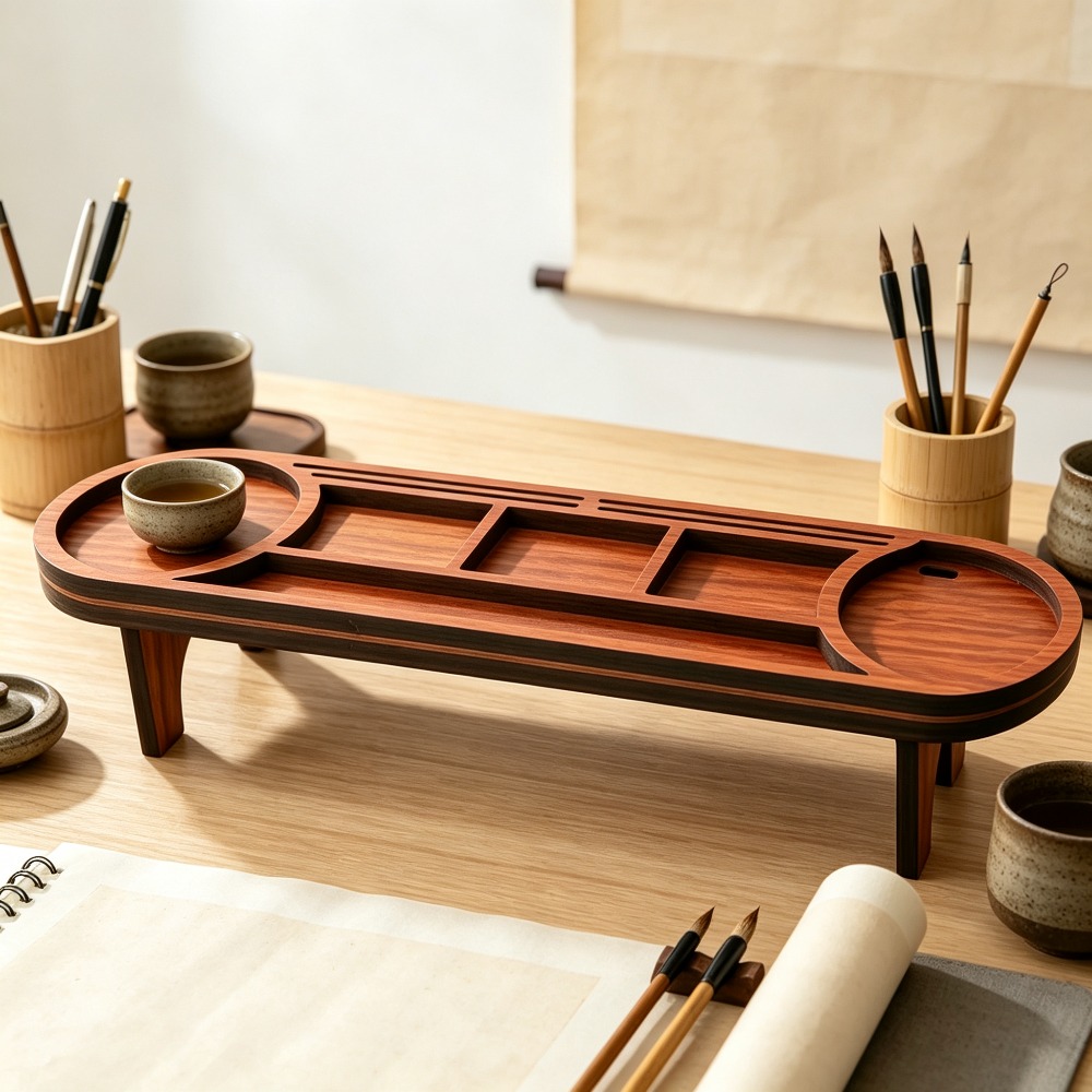 Organizer da Scrivania in Legn - Desk Setup Wood recensione e prezzo