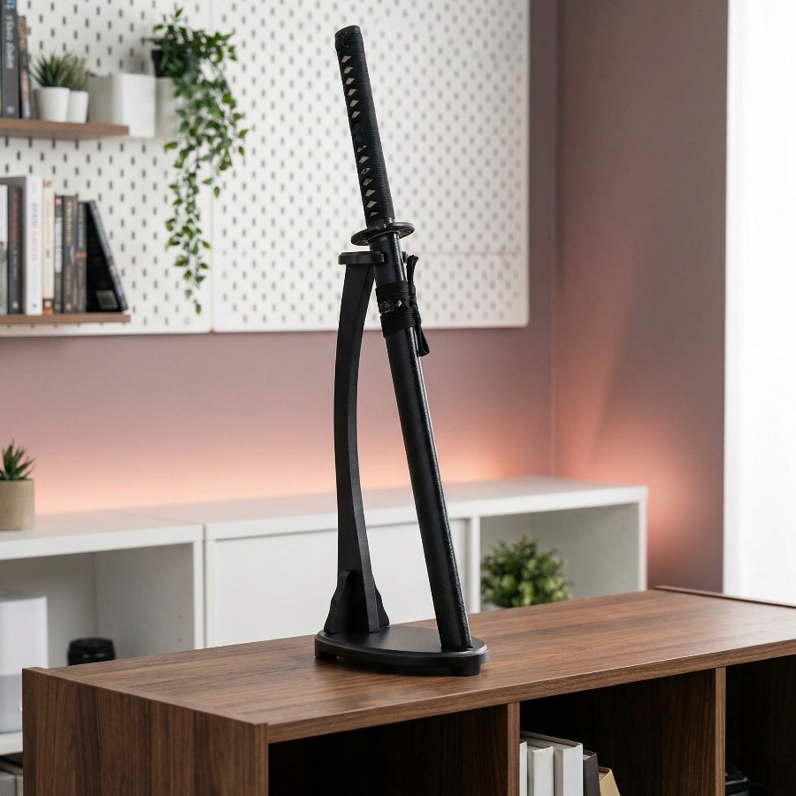 Supporto Verticale per Katana, - Desk Setup Wood recensione e prezzo