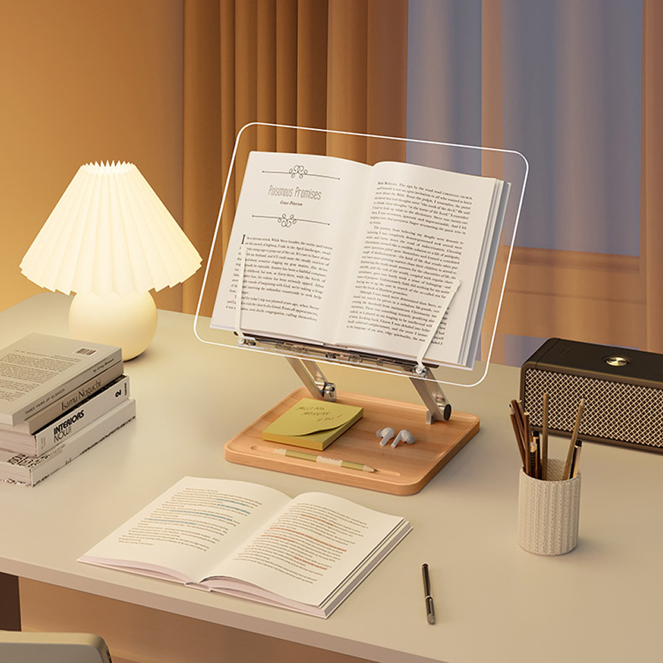 Supporto da Lettura in Legno c - Desk Setup Wood recensione e prezzo