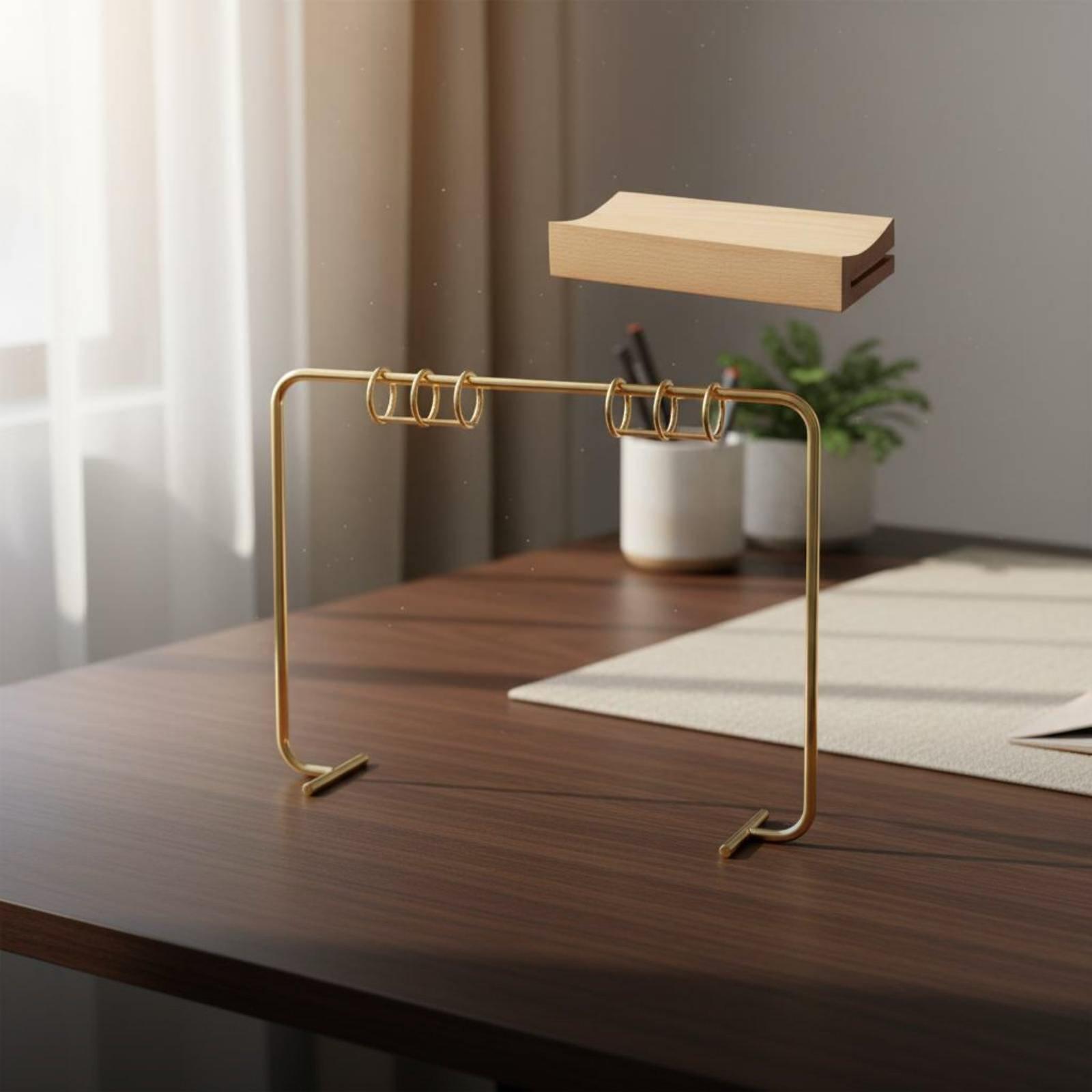 Supporto per calendario con ba - Desk Setup Wood recensione e prezzo