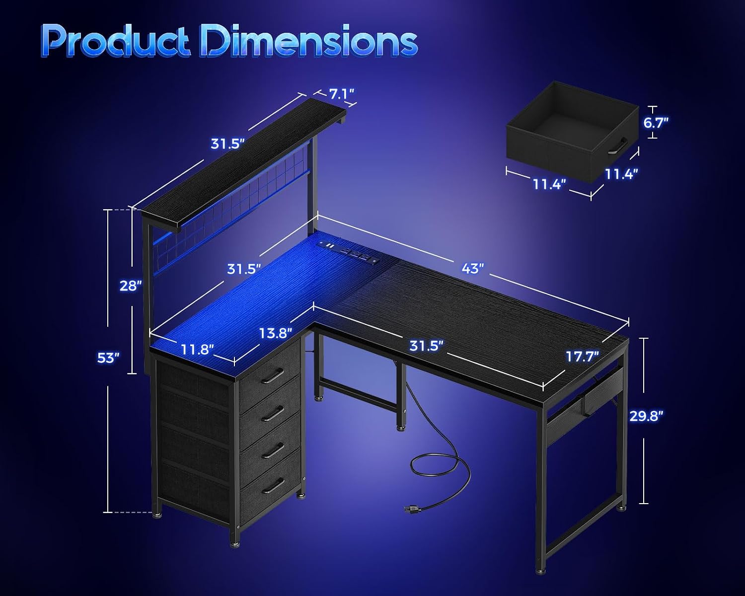 Scrivania da Gaming a L con Me - Desk Setup Game recensione e prezzo